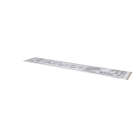 GLASTENDER PARTS Glastender 01000487 Decal Cleaning Instruction C - SKU GLA01000487
