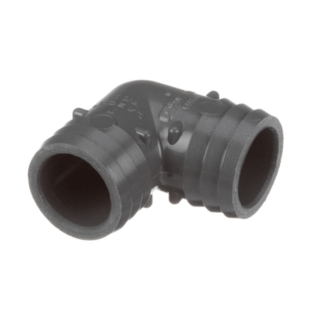 GLASTENDER PARTS Glastender 01000906 Elbow 90 Degree Grey Plastic - SKU GLA01000906