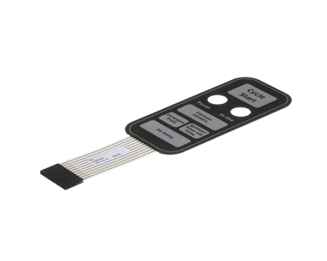 GLASTENDER PARTS Glastender 01001464 Switch Panel Membrane For GW2 - SKU GLA01001464