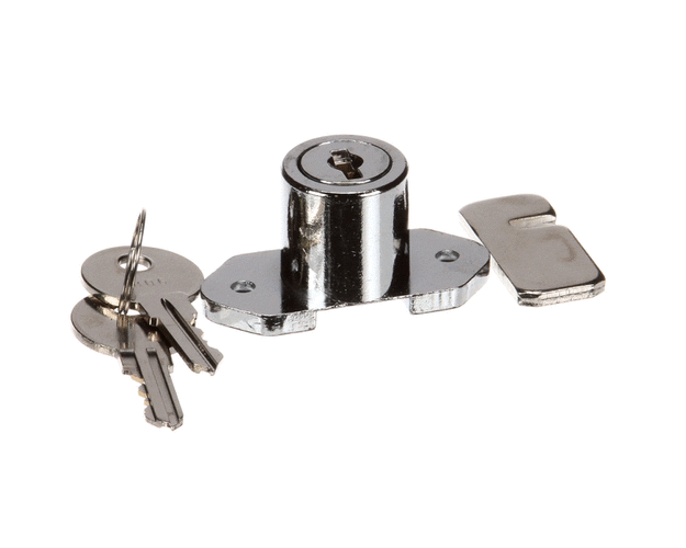 GLASTENDER 06001535 LOCK  COOLER DOOR  WITH TWO KEYS  BRASS