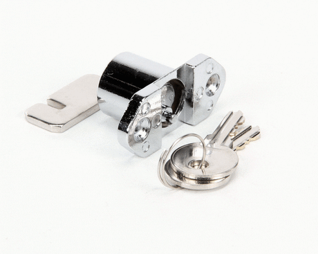 GLASTENDER PARTS Glastender 06001536 Lock Cooler Door With Two Keys Chrome - SKU GLA06001536