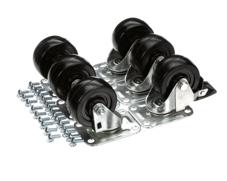 GLASTENDER PARTS Glastender C-6X4 Caster 3-3/4IN H Set Of Six - SKU GLAC-6X4