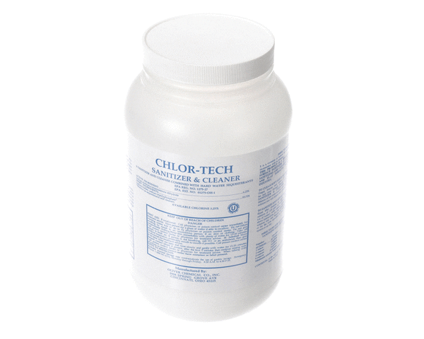 GOLD MEDAL PRODUCTS PARTS Gold Medal Products 1109 Jar Chlor-Tech Sanitizer - SKU GLDM1109