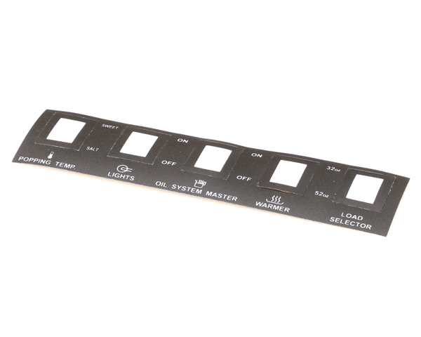 GOLD MEDAL PRODUCTS PARTS Gold Medal Products 48918 Rocker Switch Label - SKU GLDM48918
