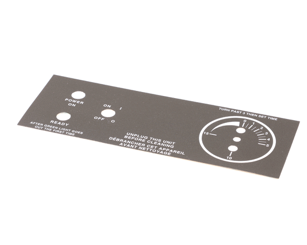GOLD MEDAL PRODUCTS PARTS Gold Medal Products 76309 Decal Switch Panel - SKU GLDM76309