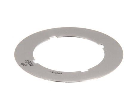 GARLAND PARTS Garland G02725-1 Dial Insert (Off) - SKU GLG02725-1