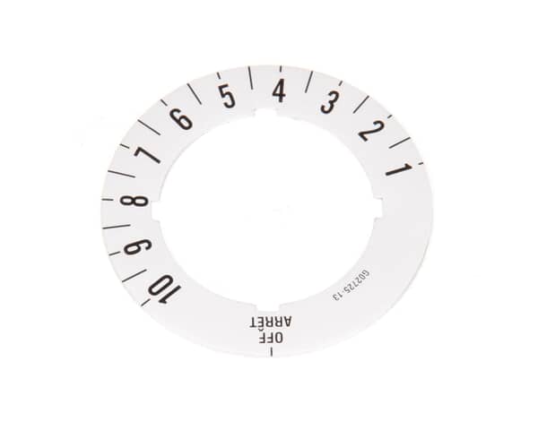 GARLAND PARTS Garland G02725-13 Dial Insert (OFF/1/10) - SKU GLG02725-13