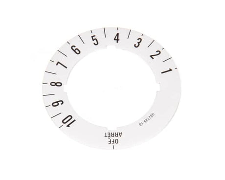 GARLAND PARTS Garland G02725-13 Dial Insert (OFF/1/10) - SKU GLG02725-13