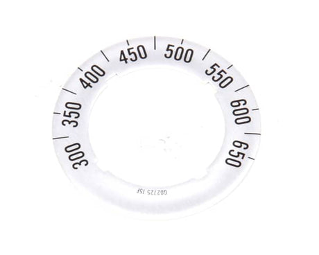 GARLAND PARTS Garland G02725-15 Dial Insert (300F/650F) - SKU GLG02725-15