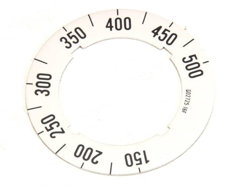 GARLAND PARTS Garland G02725-16 Dial Insert (150F/500F) - SKU GLG02725-16