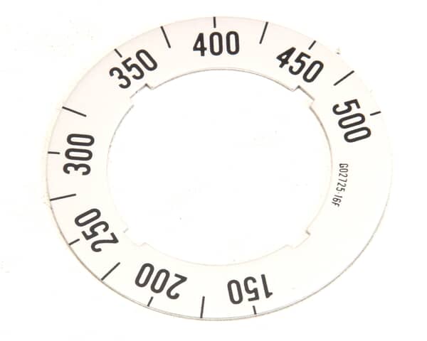 GARLAND PARTS Garland G02725-16 Dial Insert (150F/500F) - SKU GLG02725-16
