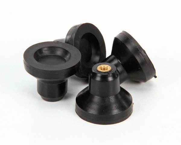GLOBE PARTS Globe 40 Rubber Foot (Set Of 4/BAG) - SKU GLO40