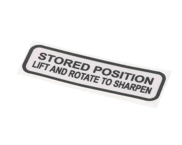 GLOBE PARTS Globe 920216 Sharpener Label - SKU GLO920216
