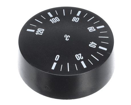 GRINDMASTER CECILWARE PARTS Grindmaster Cecilware 04.CC0004.001 0-120 Thermostat Knob - SKU GM04.CC0004.001
