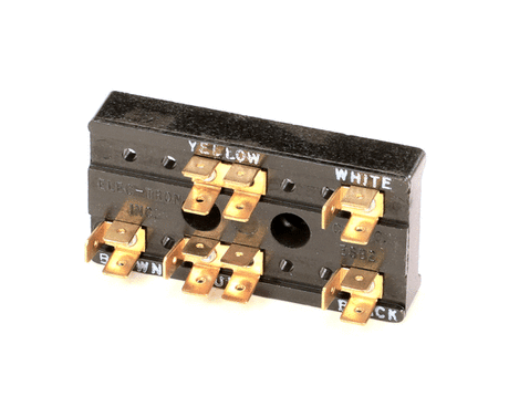 GRINDMASTER CECILWARE PARTS Grindmaster Cecilware 60112CWL Terminal Block - GB6M - SKU GM60112CWL