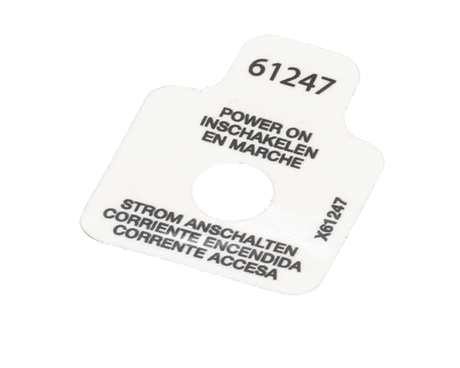 GRINDMASTER CECILWARE PARTS Grindmaster Cecilware 61247 Label Power On Light Pic - SKU GM61247