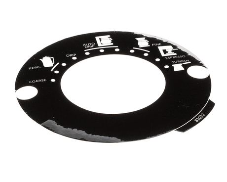 GRINDMASTER CECILWARE PARTS Grindmaster Cecilware 82032 Decal Grnd Sel 875 Blk - SKU GM82032