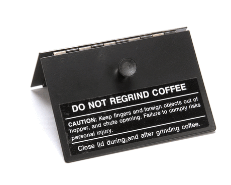 GRINDMASTER CECILWARE PARTS Grindmaster Cecilware 88704BK Assembly Lid Bi-Fold Black 810 - SKU GM88704BK