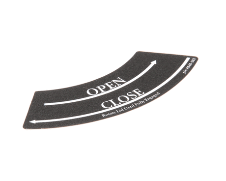 GRINDMASTER CECILWARE PARTS Grindmaster Cecilware A546-393 Decal Shuttle Lid - SKU GMA546-393