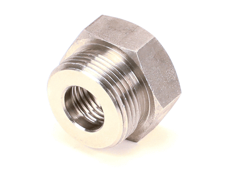 GRINDMASTER CECILWARE PARTS Grindmaster Cecilware AA-849 3/8FPT X 7/8-18 SS Water Inlet - SKU GMAA-849