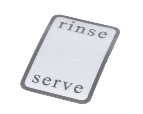 GRINDMASTER CECILWARE PARTS Grindmaster Cecilware N948AL Label Rinse/Serve - Gb/Java - SKU GMN948AL