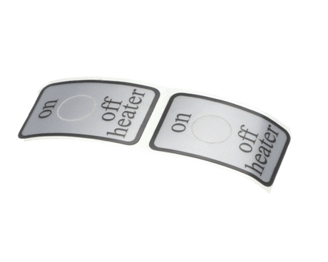 GRINDMASTER CECILWARE PARTS Grindmaster Cecilware N955AL Label On/Off Heater - GB/C2000 - SKU GMN955AL