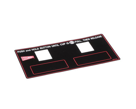 GRINDMASTER CECILWARE PARTS Grindmaster Cecilware NA77AL Label Switch - 2KGB - SKU GMNA77AL