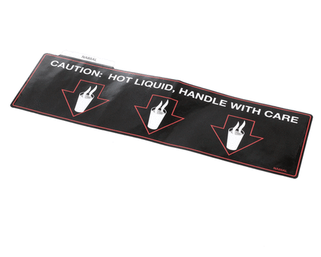 GRINDMASTER CECILWARE PARTS Grindmaster Cecilware NA88AL Label Hot Liquid - GB3 S/Java - SKU GMNA88AL