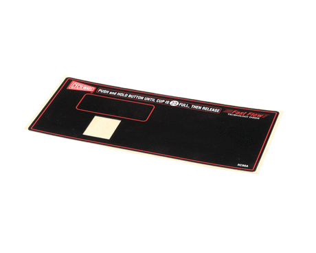 GRINDMASTER CECILWARE PARTS Grindmaster Cecilware NC90AL Label GB1M - SKU GMNC90AL