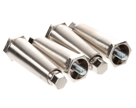 GRINDMASTER CECILWARE PARTS Grindmaster Cecilware W0890220 Leg Kit Set Of 4 Adj Chrm Plt - SKU GMW0890220