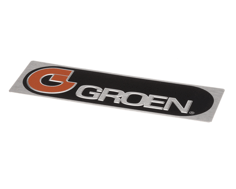GROEN PARTS Groen Z055450 Nameplate Groen Large - SKU GRZ055450