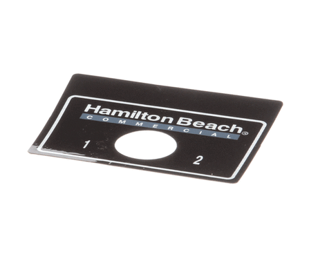 HAMILTON BEACH COMMERCIAL PARTS Hamilton Beach Commercial 230047800 Nameplate Switchplate - SKU HAM230047800
