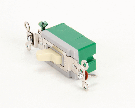 HUBBELL LIGHTING PARTS Hubbell Lighting 3031I Ivory Sgl Pole 30A Switch - SKU HBL3031I