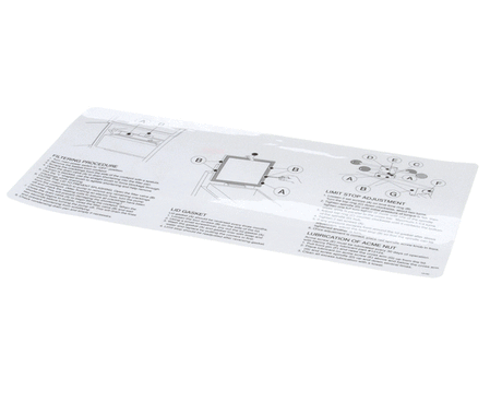 HENNY PENNY PARTS Henny Penny 16182 Label-Filter Instruction - SKU HEN16182