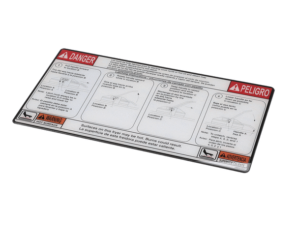 HENNY PENNY PARTS Henny Penny 168572 Label-Lid Instr Eng/Spa - SKU HEN168572