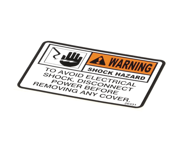 HENNY PENNY PARTS Henny Penny 26431 Label-Warning Disc. Power - SKU HEN26431