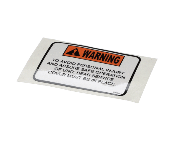 HENNY PENNY PARTS Henny Penny 35938 Label-Service Cover - SKU HEN35938