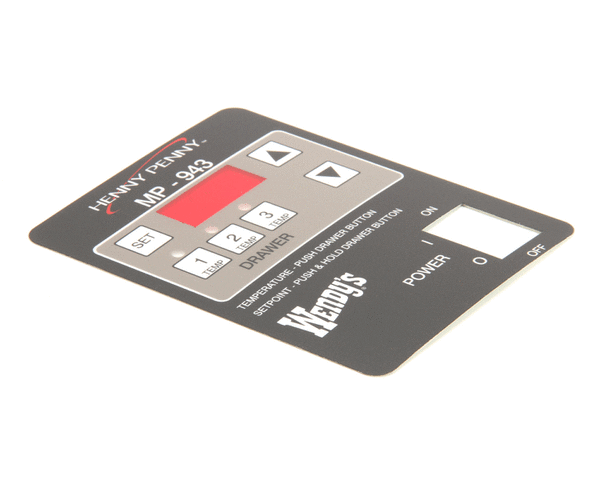 HENNY PENNY PARTS Henny Penny 51561 Decal - MP-943 Control Wendy - SKU HEN51561