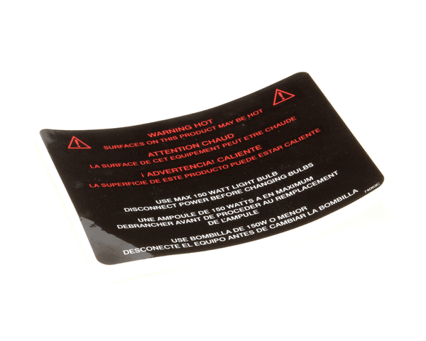 HENNY PENNY PARTS Henny Penny 74063 Label-Hot SURF/150W Bulb Scr - SKU HEN74063