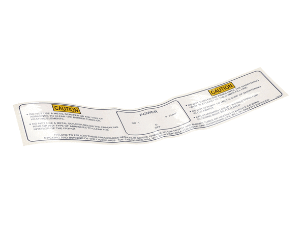 HENNY PENNY PARTS Henny Penny 75690 Label-Power/Pump/Melt - SKU HEN75690