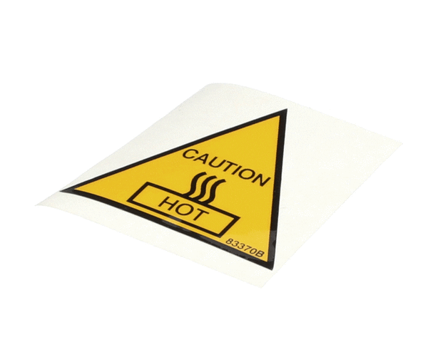 HENNY PENNY PARTS Henny Penny 83370-2 Label-Caution Hot UL Mylar - SKU HEN83370-2