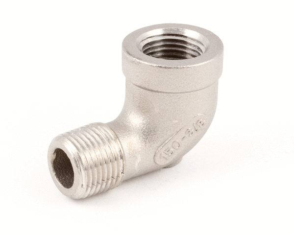 HENNY PENNY PARTS Henny Penny FP01-087 Street ELBOW-3/8 NPT SS - SKU HENFP01-087