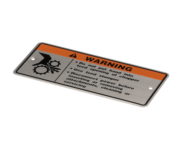 HOBART PARTS Hobart 00-438131-00002 Plate Caution - SKU HOB00-438131-00002