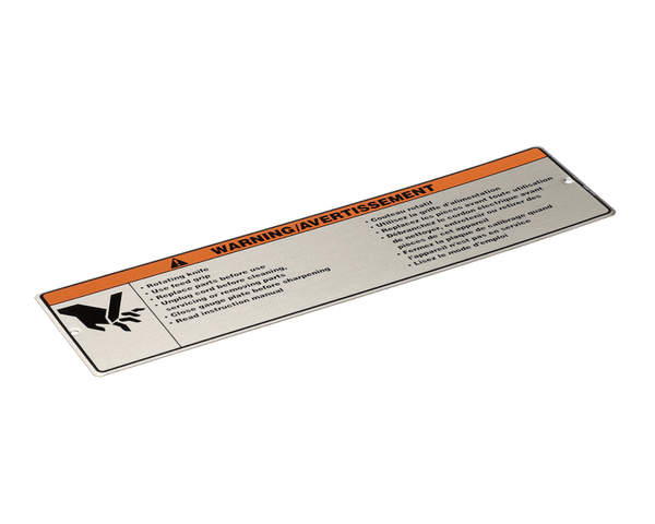 HOBART PARTS Hobart 00-916957-00017 Label Warning - SKU HOB00-916957-00017