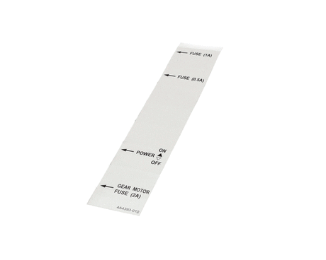 HOSHIZAKI PARTS Hoshizaki 4A4393-01 Label -Switch Fuse - SKU HOS4A4393-01