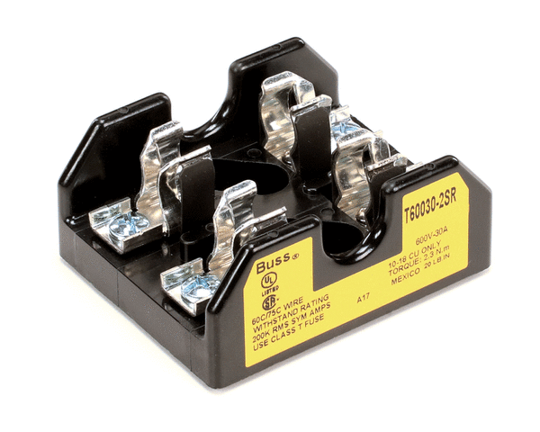 HATCO PARTS Hatco 02.03.023.00 Fuse Block 30A 600V 2P-T Class - SKU HT02.03.023.00
