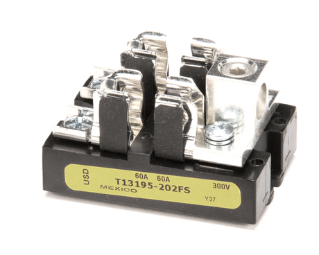 HATCO PARTS Hatco 02.41.001.00 Fuse Block 60A 300V 2P 2/0 Lug - SKU HT02.41.001.00