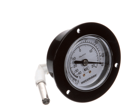 HUSSMANN PARTS Hussmann 0443313 THERMOMETER-2 Dial Black - SKU HUS0443313