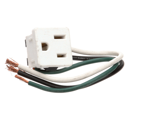 HUSSMANN PARTS Hussmann 125010443 (E)recpt Snap-In Wht 1374-1W - SKU HUS125010443