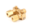 IMPERIAL PARTS Imperial 1003 Dual Pilot Valve 3/16 Cc X 1/8 MPT Brass - SKU IMP1003